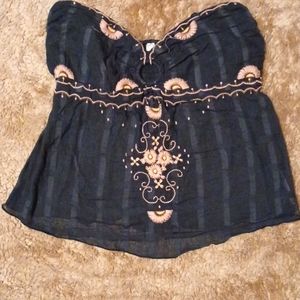 Free People Strapless Top. M